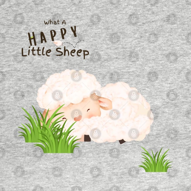 What A Happy Little Sheep | Sleeping by Bread of Life Bakery & Blog